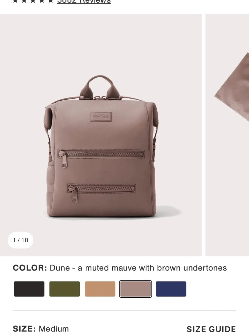Dagne Dover in Dune Landon carryall and Indi diaper bag Set